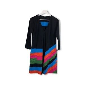 Eshakti Black Multi Color Dress